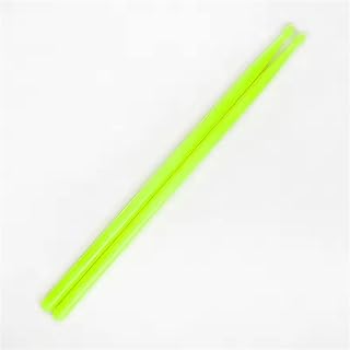 FYNNDM 1 par de Baquetas Luminosas, Coloridas, Accesorios para Instrumentos de percusión, Juego de Baquetas (Color: Verde)