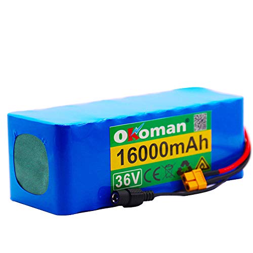 Batteria E-Bike 36v 10S3P 16000mah 500w capacità