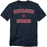 LOGOVISION University of Richmond Campus Classic Unisex Adult T Shirt, Navy, Small