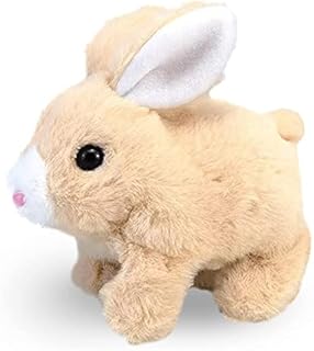 Toy Rabbit for 1-6 Year Old Walking Rabbit Toys for Kid Toy Electronic Interactive Rabbit Toy Gifts Age 2 3 4 5 Plush Rabbit Toy for Boy Baby Girls Birthday Gift Present 1-6 Year Old (grey rabbit)