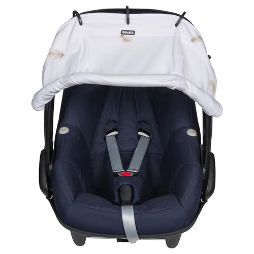 Dooky Universal Sunshade - Feather Design, Adjustable UV Cover for Strollers Car Seats & Prams, Baby Sun Protection Canopy - Image 4