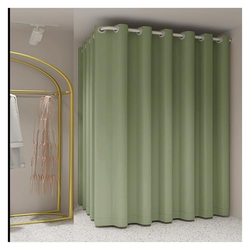 p[e[V  Ԏd؂ L^R[i[AՌJ[evCoV[XN[AR[i[Ǌ|XߎAz[ItBX[p(Green Curtain+,120cm/47.2in Black Rod)