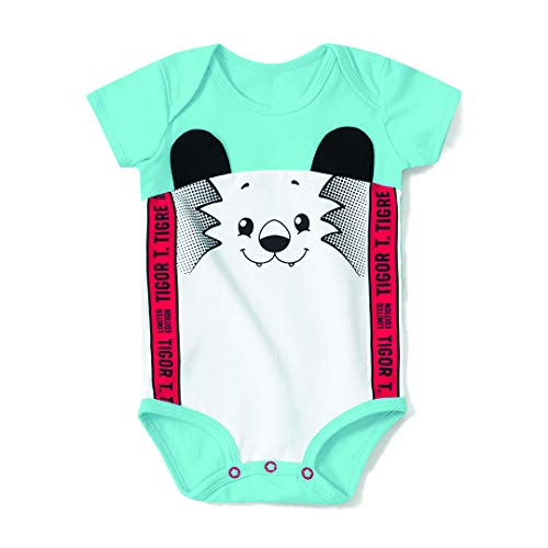 Top para bebês Recém-Nascido, Tigor T. Tigre, Bebê-Meninos, Azul, RN
