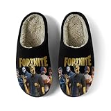 [YUEGOSAU] フォートナイト スリッパ 室内 ルームシューズ 冬 ボア 洗える 滑り止め 起毛 暖かい 歩きやすい メンズ レディース おしゃれ キャラクター