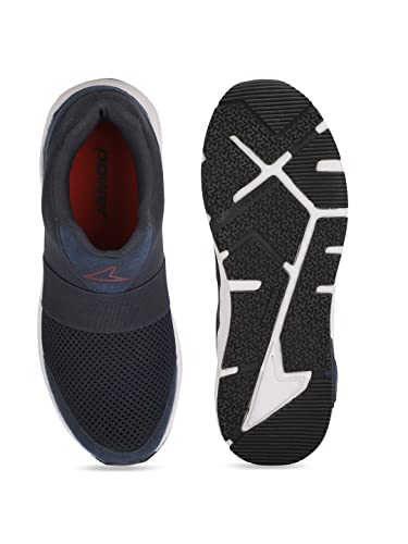 Image of Bata Power Mens Brizo Slip Blue Casual Sneaker Shoes, 11 UK
