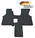 Produktbild Carstyling Fußmatte passend für VW T4 2 Sitzer Schaltgetriebe Premium Velours GRAU Rand GRAU