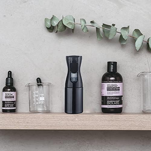Angzhili Spray Bottle 200ml Fine Continuous Mist Sprayer For Curly Hairstyling, Home Clean, Pets, Plants &Cleaning Skin Care, perfume spray (black)