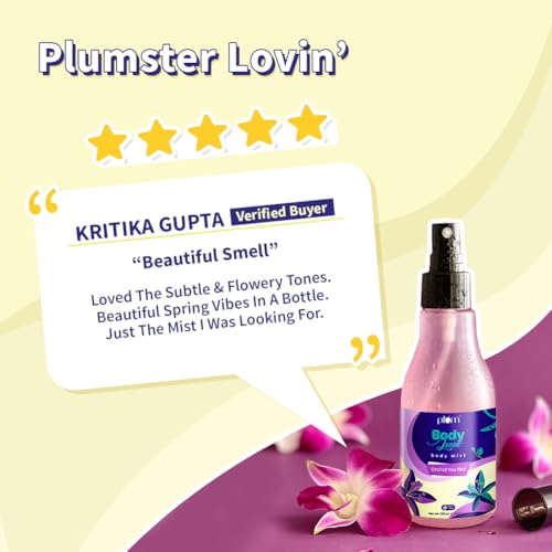 Plum BodyLovin' Orchid-You-Not Body Mist | Long Lasting Fresh Floral Fragrance For Women With Red Apple, Freesia & Musk | High On Fun | Travel-Friendly Perfume Body Spray 150 ml - view 6
