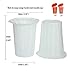BRBHOM Disposable Filters Paper K Carafe Filter Cups K Carafe Pods Compatible Paper-(100 Filters) (White) (White/Large)