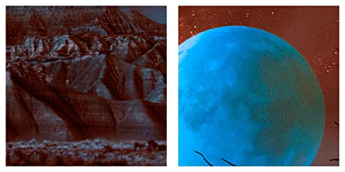 Decomonkey Quadro Stampa su Tela moderno Luna