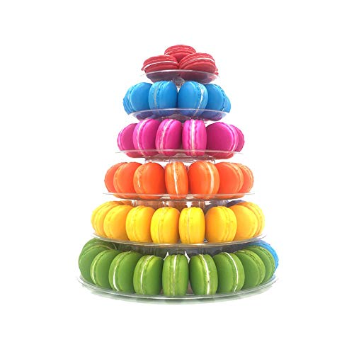 Candora Présentoir pour macarons et gâteaux à 6 étages pour mariages