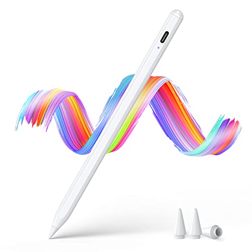 Image of KINGONE Stylus Pen for iPad with Palm Rejection, Tilt Sensitive and Magnetic Design, Digital Pencil Compatible with 2018 and Later Model,Apple iPad Pro 11 /12.9 Inch,iPad 6 /7 /8th Gen,iPad Mini 5th Gen,iPad Air 3rd /4th Gen