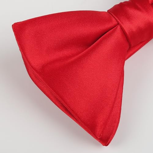 Image of Alizeal Mens 4pcs Formal Solid Bow Tie Set