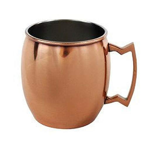 Alchemade 16 Ounce Stainless Steel Lined Copper Barrel Mug - Great For Moscow Mules & All Other Drinks - Gift For Any Occasion - Tarnish Free Design #TOP9