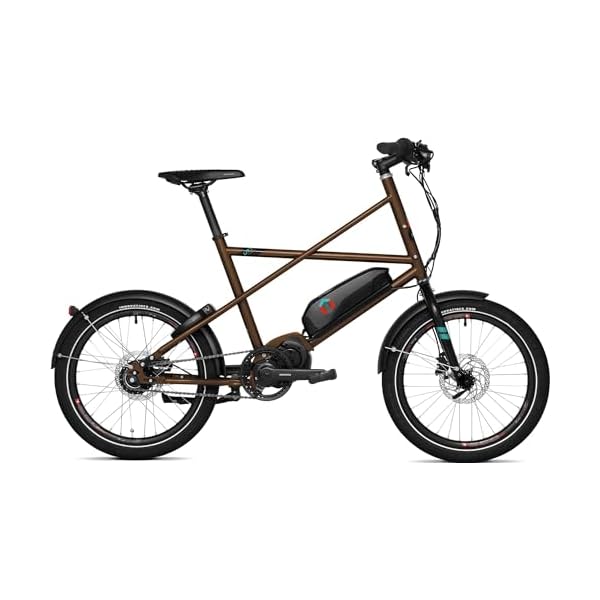 TechniBike UTY by Cooper Bike – E-Bike Kompaktrad (20 Zoll Fahrrad, one Size fits All Rahmengröße, Utility Eletro-Lastenfahrrad mit optionalem Frontgepäckträger) – Bild 4