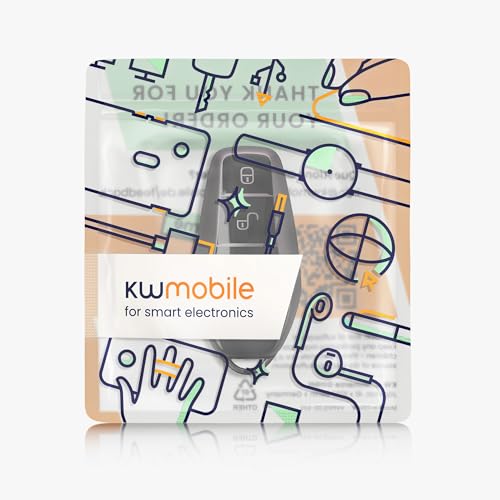 kwmobile Key Cover Compatible with BYD Atto 3 / Sealion / Han / Tang / Dolphin / Seal - Soft TPU Car Key Fob Protector Case - Black Matte / Black by kwmobile - Used condition - Image 7