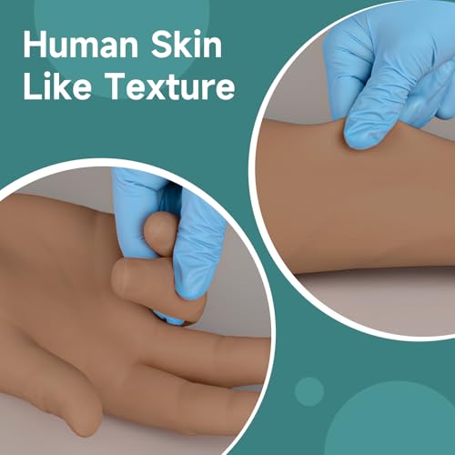 Image of Phlebotomy Practice Kit, IV Practice Arm with Veins, Blood Draw & Venipuncture Training for IV Insertion Practice, IV Injection Practice Kit for Medical Education