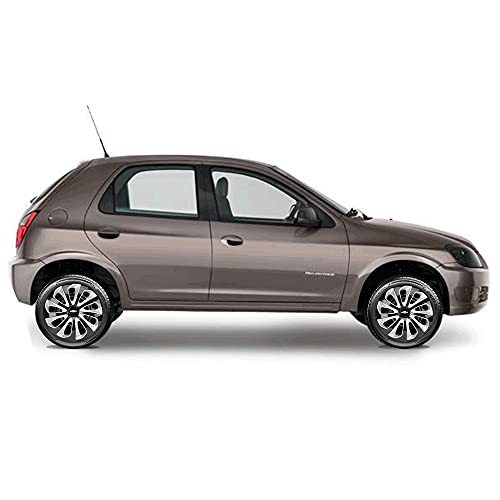 Calota Universal modelo Velox Aro 13 polegadas Preto/prata Elitte