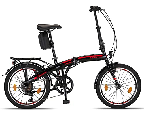 Licorne Bike Conseres Premium vouwfiets, vouwfiets in 20 inch, fiets voor heren, jongens, meisjes en dames, 6… - Afbeelding 3