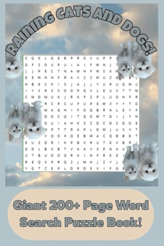 Cat & Dog Word Search Puzzles: Giant Easy-to-Read Puzzle Book: 100+ Puzzles for Pet Lovers on Over 200 Pages - for Adults, Kids & Seniors - Pawsome ... Cat Obsessed Families (Solutions Included!) image 2