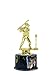 Express Medals Male Boys T-Ball Tee Ball Baseball Batter Award Trophy Party Favor Gift Prize Including 4 Gold Color Decals to Custom Personalize The Black Round Base