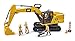 bruder 02483 Cat Shovel Excavator 1:16 Construction Site Construction Vehicle Spoon Excavator Worker Bworld Construction Machine Chain Excavator