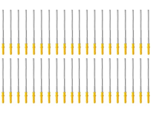 Lot de 40 Équerres Étagères Murales Invisibles, Support Fixation Etagere Placard Murale Invisible, Consoles et Taquets pour Étagères, Parfaites pour Une...