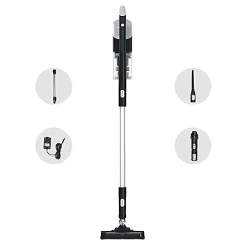 OSMON- OS V12 Wireless, Cordless, Handheld Vacuum Cleaner with Rechargeable Battery, 150 Watts Motor, Black & Silver