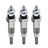 15261-65510 15521-65512 15694-65510 15694-65512 3-Piece Glow Plugs Set for Kawasaki Mule 2510 3010