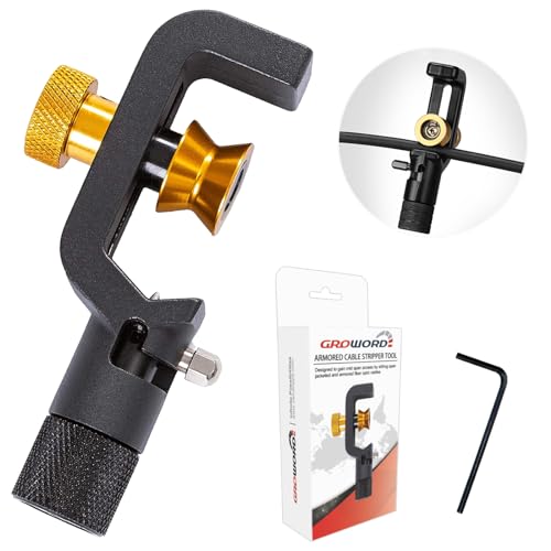 Image of 8-28.6MM Cable Stripper - FTTH Armored Fiber Cable Stripping Knife, Radial Cutter, Slitter Tools for Stripping Fiber Optic Cable Jackets