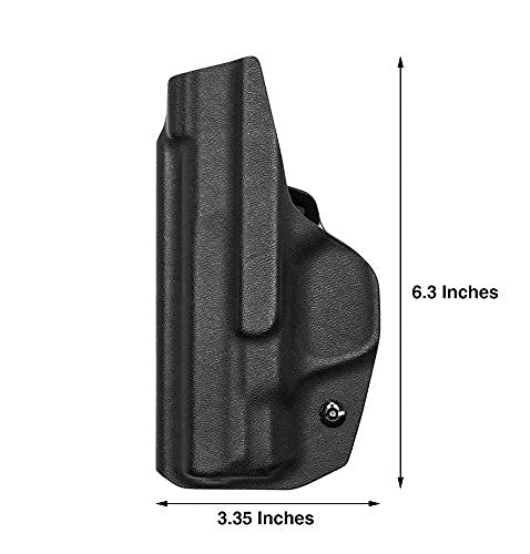 Maxxpro Iwb Kydex Pistol Holster For Smith & Wesson 9Mm/.40 M&P Shield With 3.1" Barrel, Inside Waistband With Adjustable Cant & Audible-Click Retention For Concealed Carry, Right Hand #TOP7