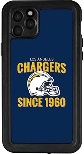 Skinit Waterproof Phone Case Compatible with iPhone 11 Pro Max - Officially Licensed NFL Los Angeles Chargers Helmet Design Blue