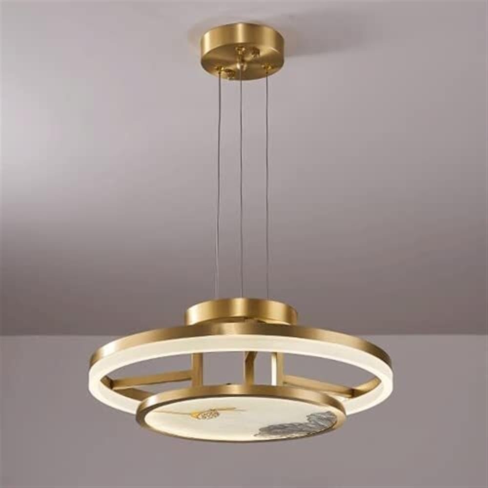 Luminaire suspendu moderne de 25W avec lustre rond suspendu LED