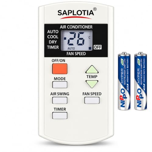 Saplotia Saplotia® Compatible with Panasonic AC Remote Original (Come with 2 AAA Batteries)