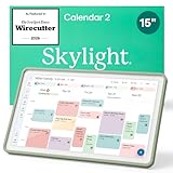 Skylight Calendar 2 - 15-inch Full HD Touchscreen Digital Calendar, Featured on Wirecutter - Wall Planner & Interactive Chore Chart, Smart Family Organizer, 16GB Storage, Wi-Fi, Wall Mount Included - Classic, Sage