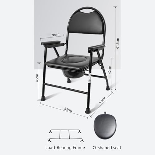 Chaise percée pliable pour le camping et la chambre des aînés - 3