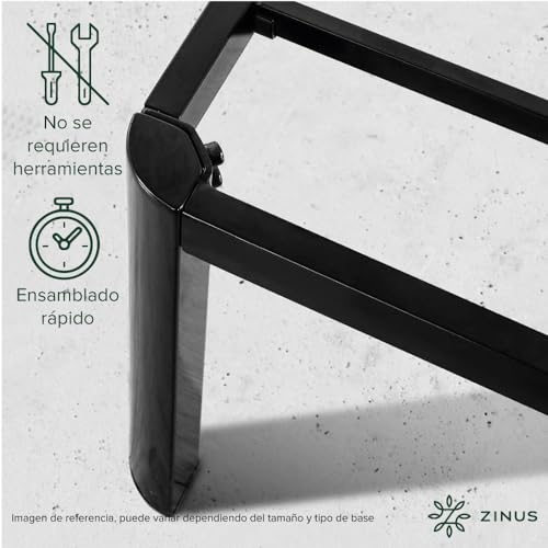 Reviews de Base de Cama Queen al mejor precio. 30 Base de Cama Queen marca Zinus (3)