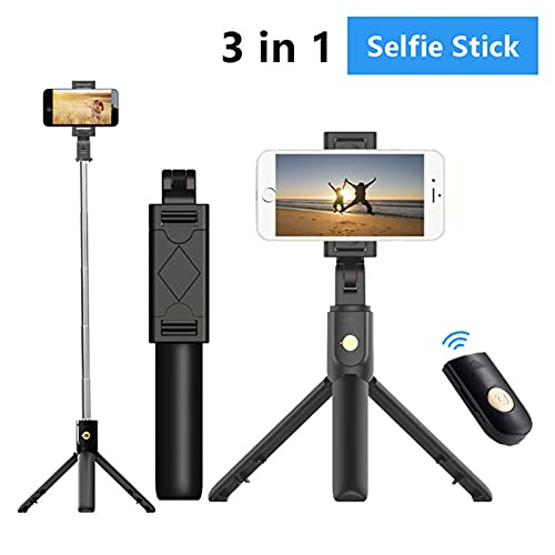 Trípode palo selfie Bluetooth SCRUBY con control remoto inalámbrico y soporte plegable 2