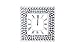 Acme Boffa Square Wall Clock with Geometric Pattern Wood Frame in Mirrored