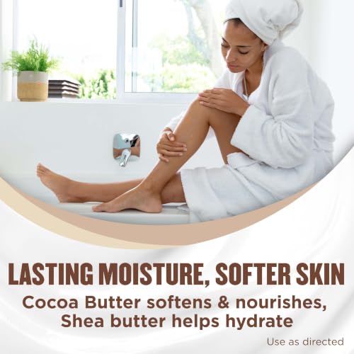 Gold Bond Softening Cashmere Cream Body Lotion, Vanilla Dream Scent, 24-Hour Hydration with Shea Butter and Cocoa Butter, 14 oz. - image 4