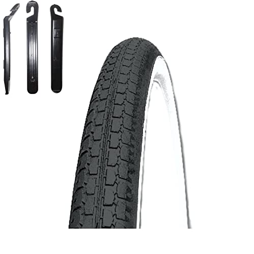 1 x Kenda Fahrradreifen 28 K-127 Fahrraddecke schwarz/weiß 47-622 (28, x 1.75) inkl. Reifenheber