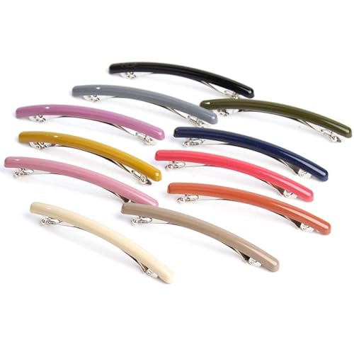 Barrettes à cheveux plates en plastique pour vos moments de sport et de détente