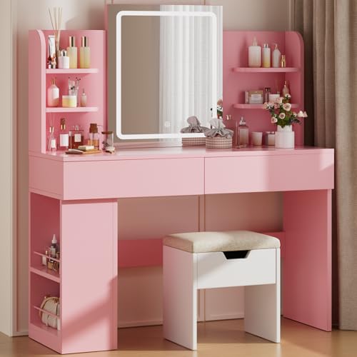 TRIUMPHKEY Tocador de Maquillaje con Espejo