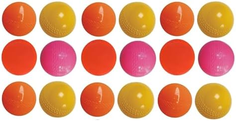 SPANCO Soft Cricket Balls Practice, Training for All Age Group, Recommended for Indoor/Outdoor Street & Beach Cricket