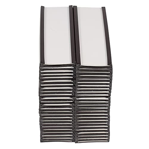 TOYMYTOY 50個マグネット値札ホルダー磁気データカードホルダースーパーマーケット ホルダー透明なプラスチックプロテクター店舗看板ホルダー