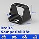 Ancable Wandanker für Fahrräder und Motorräder, Hochsicherer Kettenanker aus 5 mm Stahl, Diebstahlsicherung mit 304 Edelstahlschrauben, Ideal für Boden- oder Wandmontage