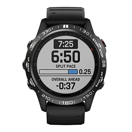 Lunette pour Garmin Fenix 6X en acier inoxydable sculpté avec adhésif