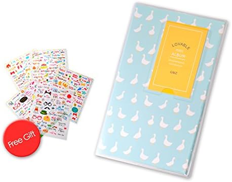 84 Pockets Lovable Mini Photo Album for Fujifilm Instax Mini 7S Instax Mini 8 Instax Mini 25 Instax Mini 50S Films - Duck