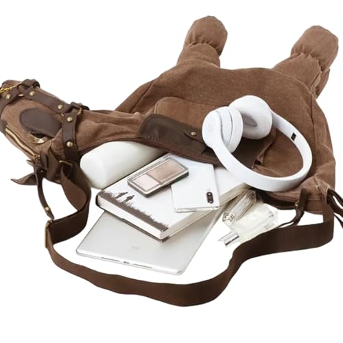 Bolso de hombro para mujer, de piel sintética, con forma de caballo, bolso de hombro moderno con correa ajustable, para compras, viajes, escuela, diario, viajes, fin de semana, excursiones