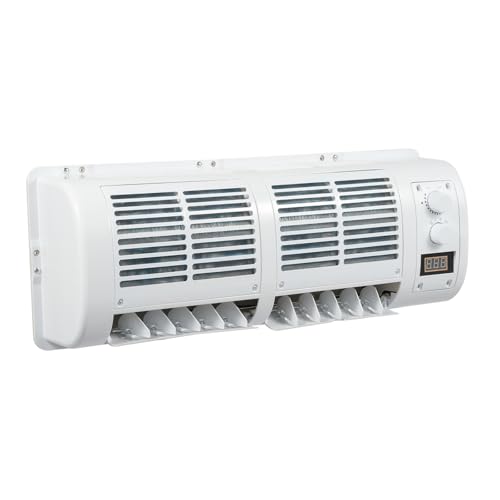 12V Auto Klimaanlage mit LCD Display 100W Auto-Klimaanlagengebläse für Lkw Gabelstapler Wohnmobile und Erntemaschinen Geräuschpegel 65 dB...